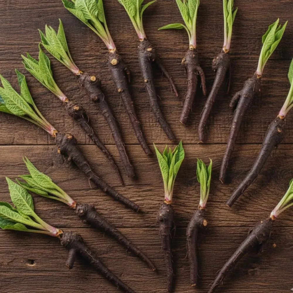 15 Comfrey Roots Live Plant Rhizomes for Planting - Herb Garden - High Yields - Image 1