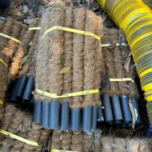 4 Pack Coir Moss Totem Poles for Climbing Plants - Stackable Support, 12-18 Inch - Image 3