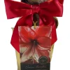 Amaryllis Charisma Bulb Growing Kit with Gold Tin Pot, 20-24" Tall, Bulb Size 14-16 - Image 1