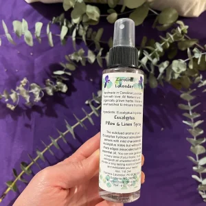 Eucalyptus Hydrosol Spray - Natural Room, Linen & Shower Mist - 4 oz Bottle - Image 4