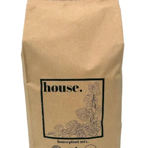 Indoor House Plant Potting Soil - 5lb Bag, Compost Blended Mix for Healthy Growth - Image 1