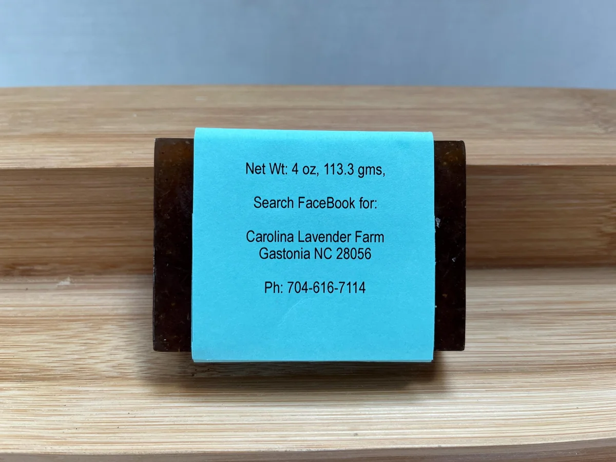 Lavender Eucalyptus Bar Soap - Handcrafted Glycerin Soap, 4 oz - Image 2