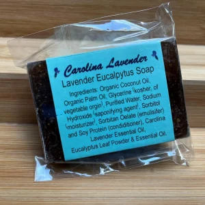 Lavender Eucalyptus Bar Soap - Handcrafted Glycerin Soap, 4 oz - Image 3