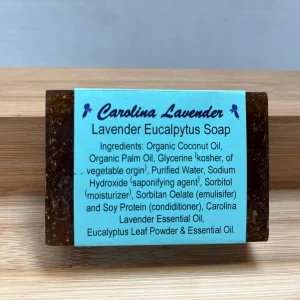 Lavender Eucalyptus Bar Soap - Handcrafted Glycerin Soap, 4 oz - Image 5