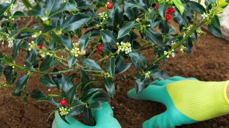 Nellie R. Stevens Holly Live Plant - Quart Pot - Evergreen Shrub - Fast Growing - Image 5