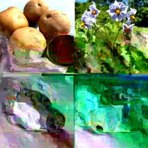 Organic Mixed Potato Tubers for Planting - 2 lbs Purple, Red, Yukon Gold, Russet - Image 1