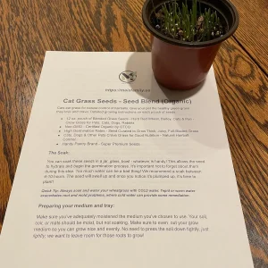 Organic Pet Grass Seeds - Wheatgrass, Barley, Oat & Rye Blend for Cats, Dogs, Rabbits - Image 6