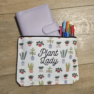 Plant Lady Tote Bag - Fun Foliage Design - Reusable Canvas Bag - Image 1