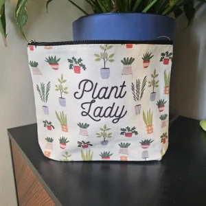 Plant Lady Tote Bag - Fun Foliage Design - Reusable Canvas Bag - Image 5