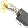 Power Tool Carbon Brushes - 18mm x 17mm x 7mm Replacement Pair - Image 1