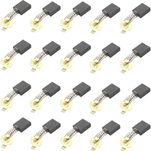 Power Tool Carbon Brushes - 18mm x 17mm x 7mm Replacement Pair - Image 2
