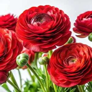 Red Ranunculus Flower Bulbs - 15 Corms for Wedding Bouquets & Gardens - Image 4