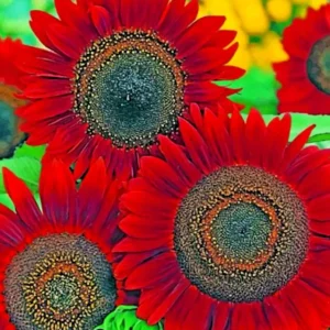 Red Sun Sunflower Seeds - Non-GMO Fresh Garden Seeds - 25 Seeds for Planting Outdoor - Image 3