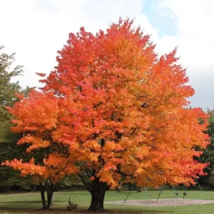 Sugar Maple Tree Live Plant - Acer saccharum - Brilliant Fall Color, 10-18