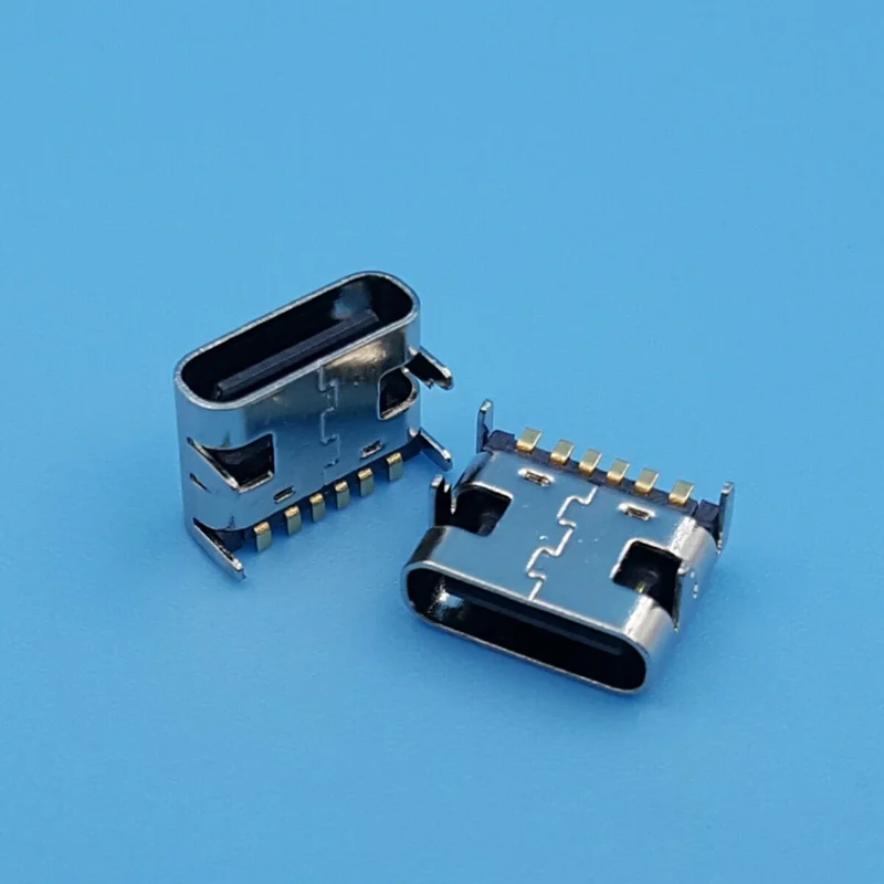 USB-C Charging Port Connector for Device Repair - Metal, Silver, 1ft Cable - Image 7