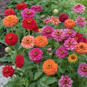 Zinnia Flower Seeds Mix - Vibrant Colors for Your Garden - Easy to Grow Annual - Image 5