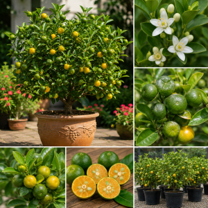 Calamansi Live Plant - Sour Citrus Tree, 3 Gallon Pot, Outdoor