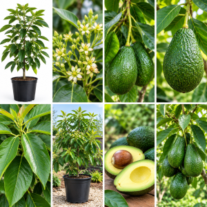 Avocado Tree Live Plant - Cold Hardy & Sweet Fruit, 1-2 Feet Tall