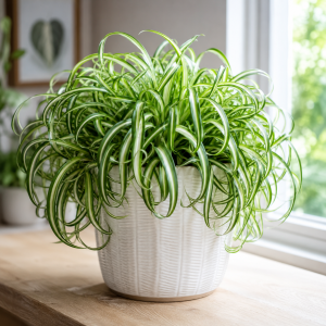 Curly Spider Plant Live Houseplant - 4 Inch Potted - Indoor & Outdoor