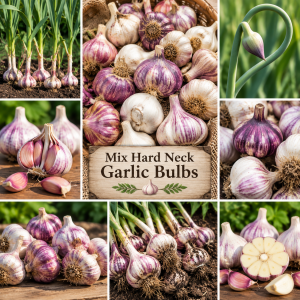1 Pound Mixed Garlic Bulbs for Planting – Heirloom Outdoor Garden