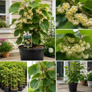 Hardy Male Kiwi Plant Live Vine – 5-9" Starter for Fruit Production