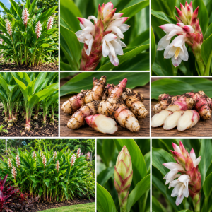 Shampoo Ginger Plant Roots - 4 Live Rhizomes, Zingiber Zerumbet Perennial