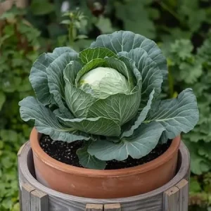 Cabbage Plant Seedling Live Plant – 4 Inch Pot – 3-6 Inch Tall – Outdoor Vegetable - Image 4
