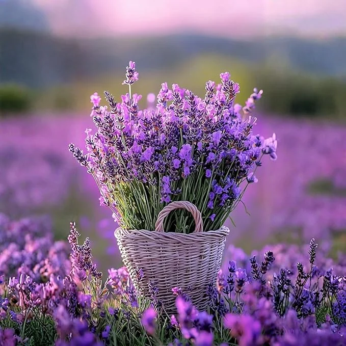 French Lavender Live Plant - Fragrant Potted Herb, 4 inch - Indoor/Outdoor - Image 3