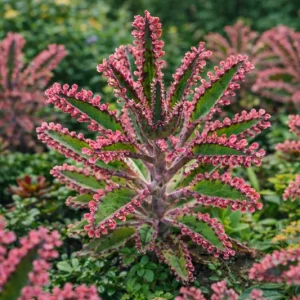Mother of Thousands Live Plant (Kalanchoe daigremontiana) - Pink Butterfly Succulent, 1-3 inch - Image 6