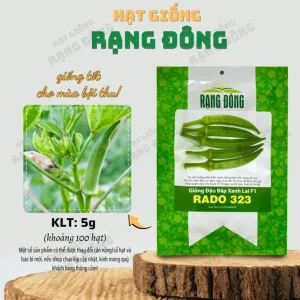 Okra F1 Seeds - Green J Okra Seeds for Planting - 100 Seeds - Image 3