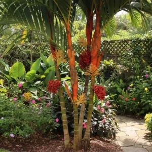 Orange Palm Tree Live Plant – Fully Rooted in 3 Gallon Pot – Outdoor Tropical - Image 9