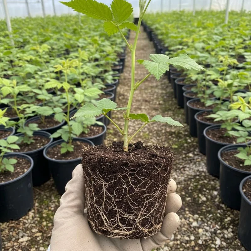 Thornless Boysenberry Plants Live - Set of 2, 4-6 Inches Tall, Outdoor - Image 3