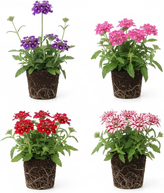 Verbena Live Plants, Perennial Flowers, Set of 2, Assorted, Outdoor - Image 4