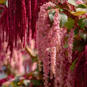 Amaranth Coral Fountain Seeds - 100 Light Pink Trailing Flower Seeds - Image 1