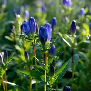 Bottle Gentian Seeds - 100 Deep Blue Perennial Flower Seeds, Outdoor - Image 2