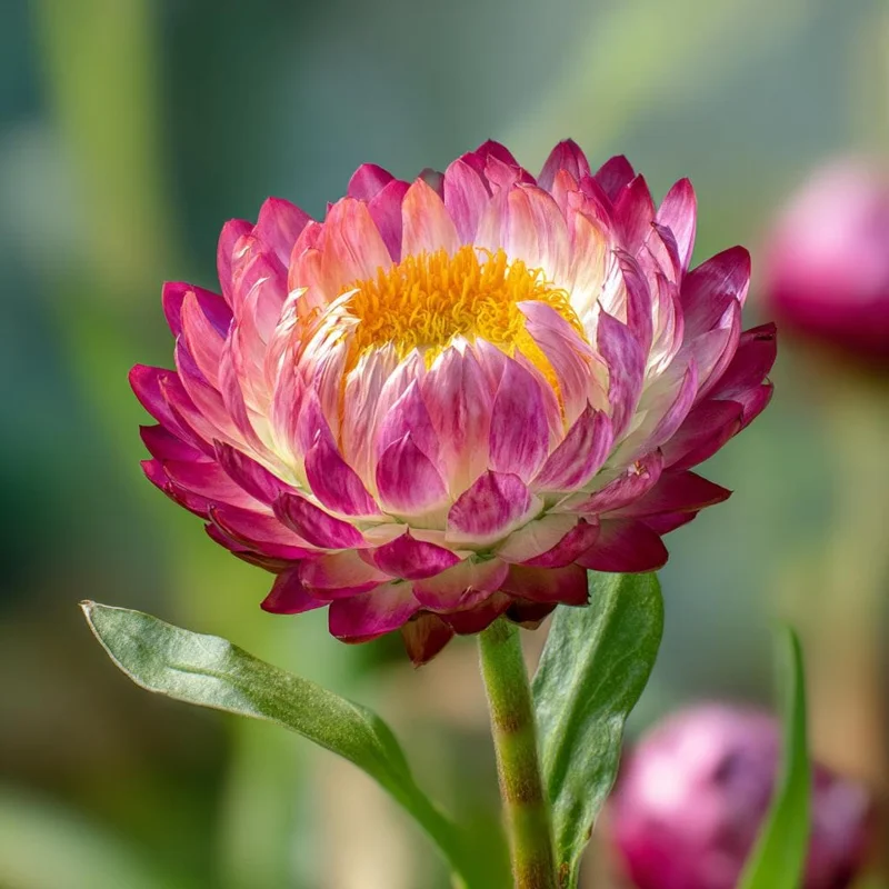 Bright Rose Strawflower Seeds - 50 Count Everlasting Pink Cut Flower Annual - Image 8