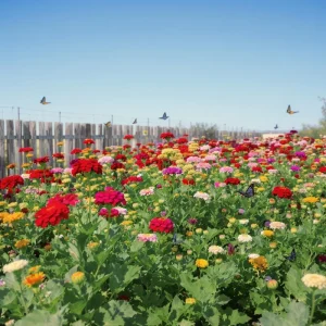 California Giant Zinnia Seeds – Heirloom Double Blooms, Vibrant Colors, 50 Seed Packet - Image 5