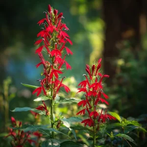 Cardinal Flower Lobelia Seeds - 250 Heirloom Lobelia cardinalis Seeds for Pollinator Gardens - Image 2