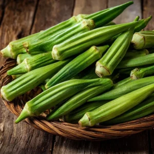 Clemson Spineless Okra Seeds - Heirloom Vegetable, 50 Seeds for Gardens - Image 1