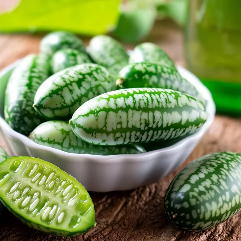Cucamelon Mouse Melon Seeds - 10 Count - Unique Mini Cucumber-Like Fruits for Gardens - Image 3