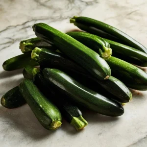 Dark Green Zucchini Seeds - Heirloom Summer Squash - 25 Seeds for Garden - Image 1