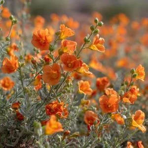 Desert Globemallow Seeds - Sphaeralcea ambigua Wildflower, 100 Seeds, Drought-Tolerant Perennial - Image 3