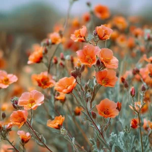 Desert Globemallow Seeds - Sphaeralcea ambigua Wildflower, 100 Seeds, Drought-Tolerant Perennial - Image 1