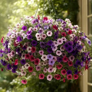 Dwarf Petunia Seed Mix - 250 Seeds, Compact Colorful Blooms, Easy-to-Grow - Image 5