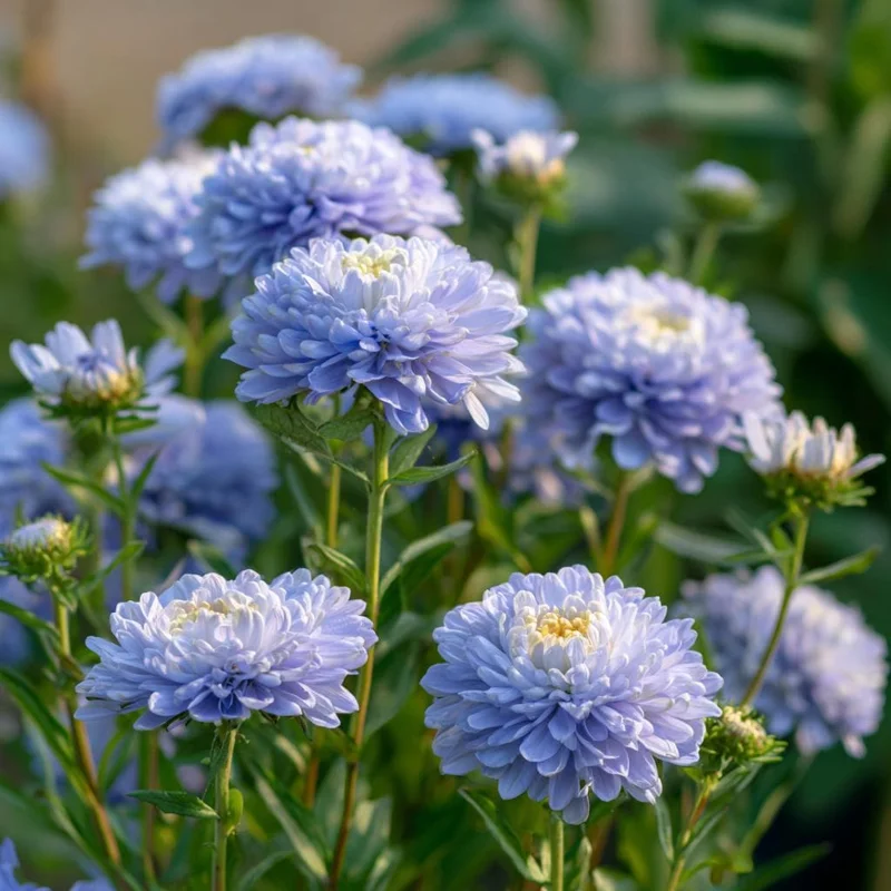 Gala Blue Aster Seeds - 25 Count - Rich Blue-Purple Blooms for Gardens - Image 4