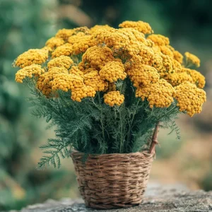 Golden Yarrow Seeds - 500 Heirloom Achillea filipendulina Seeds for Pollinators - Image 3