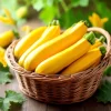 Golden Zucchini Squash Seeds - Heirloom Cucurbita pepo - 25 Seeds for Summer Harvest - Image 1