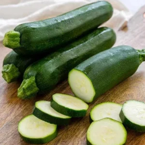 Green Zucchini Live Plant - Summer Squash Seedling in 4 Inch Pot, 3-5