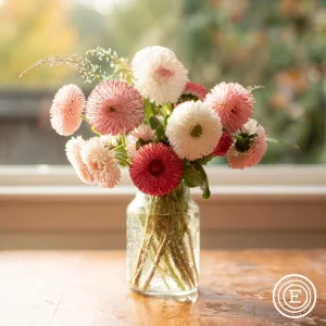 Habanera Mixed Bellis Daisy Seeds - 10 Count - Double Pompon Blooms - English Daisy Flower Seeds for Outdoor Gardens - Image 4