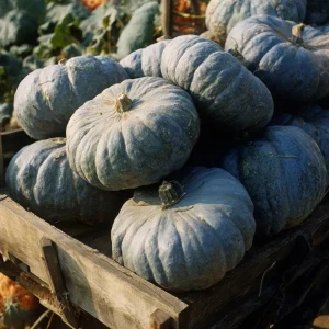 Jarrahdale Pumpkin Seeds – Heirloom Blue-Green Cucurbita Maxima – 10 Seed Pack - Image 2